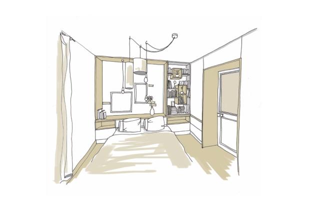 meubles sur mesure de la suite parentale