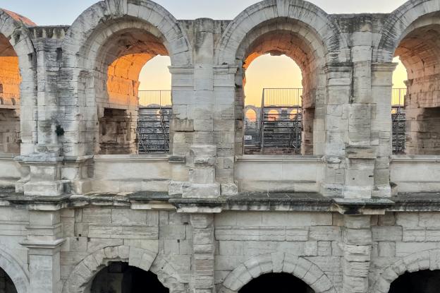Vue sur les Arènes d'Arles