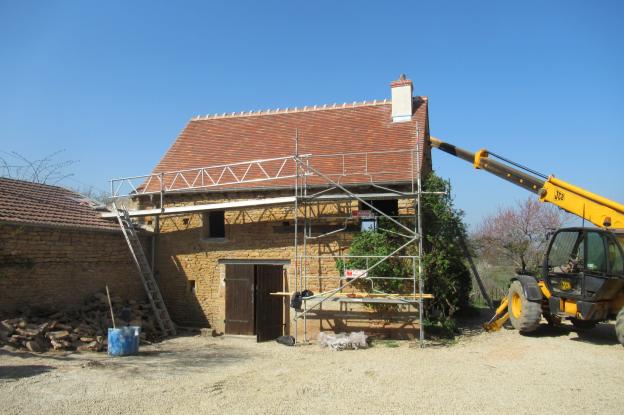 Pendant travaux - Création des baies
