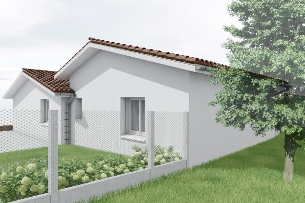 Vue de l'extension depuis la rue