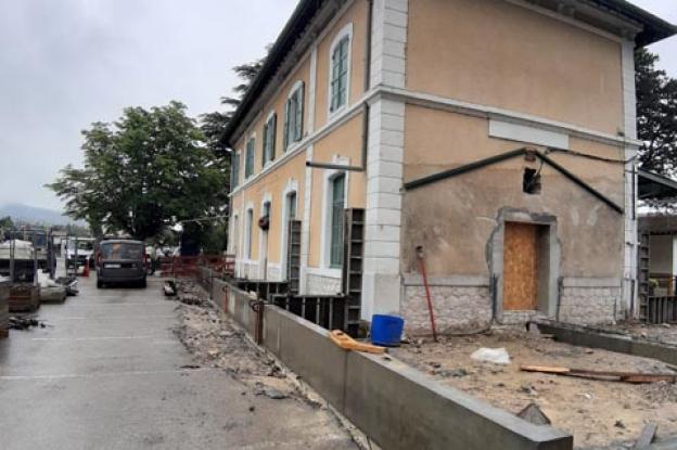 Vue existant du bâtiment avant travaux
