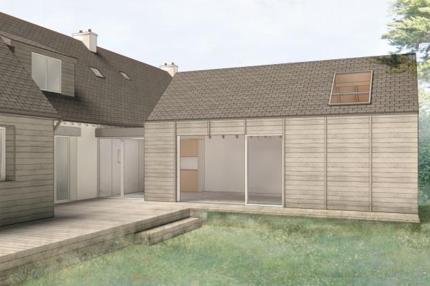 Extension d'une maison bretonne 