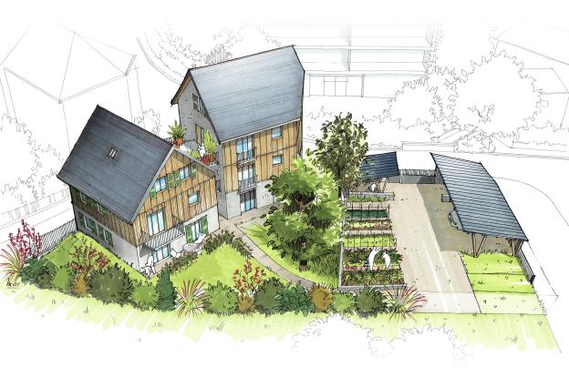 habiter en ville au cœur d'un jardin partagé