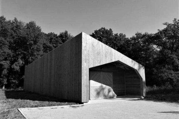 Hangar de stockage tout bois