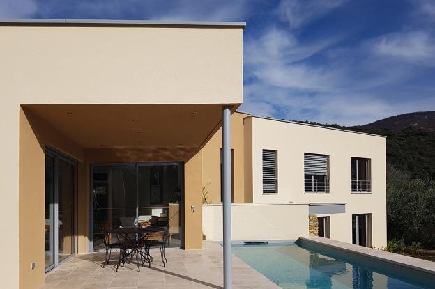 construction d'une maison dans la Drôme