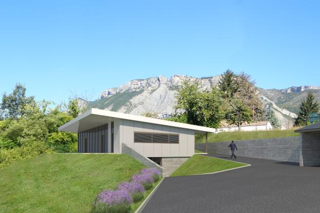Vue depuis la route départementale