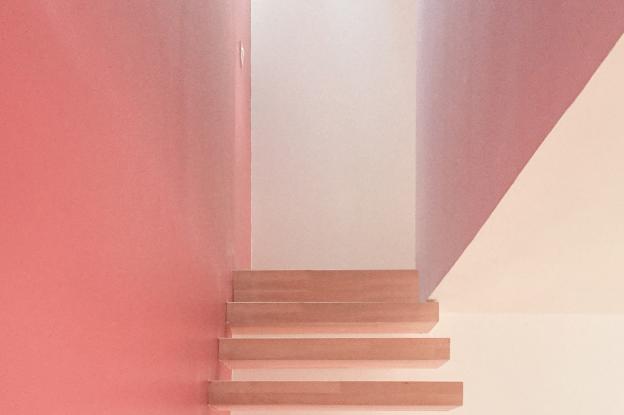 Vue de l’escalier flottante
