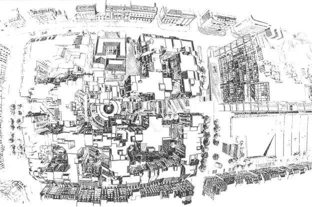 le  Quartier de l'horloge  Architecte mandataire  jc BERNARD