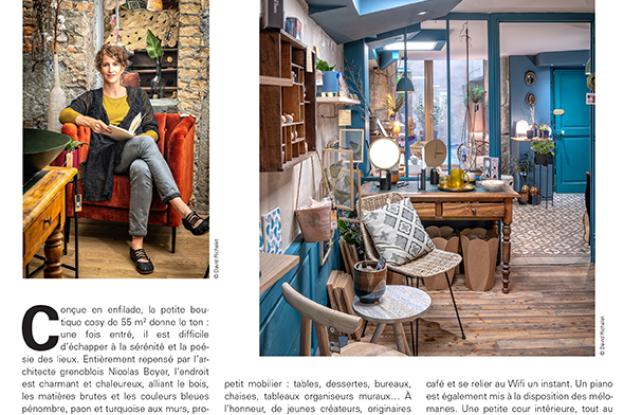 Rénovation et aménagement intérieur du magasin L'Humeur Vagabonde.