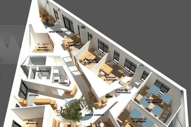 vue aérienne projet