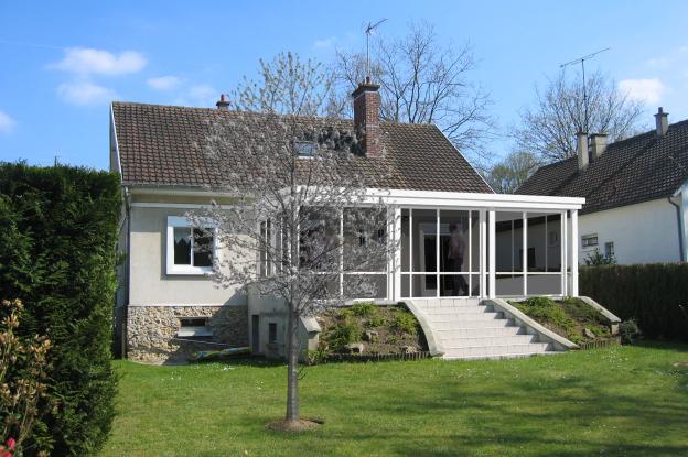 Vue de l'extension sur jardin