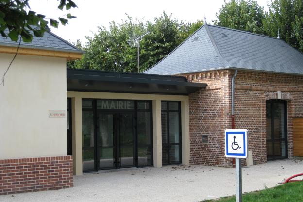 Vue sur l'entrée