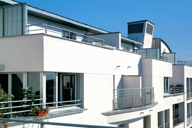 Détail façade sur cour