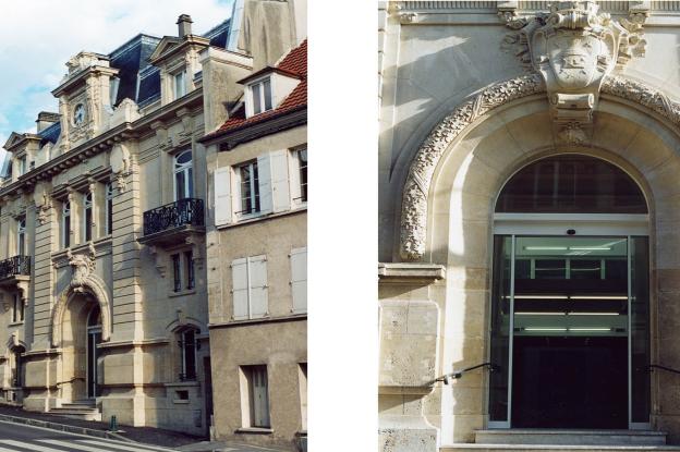 Façade sur rue & détail