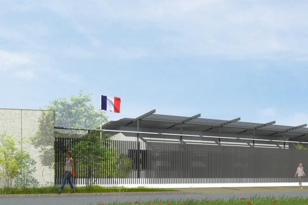 Vue principale gendarmerie St Savin