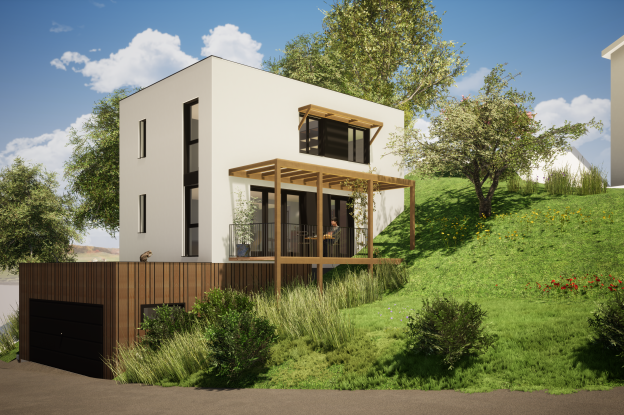 façade jardin