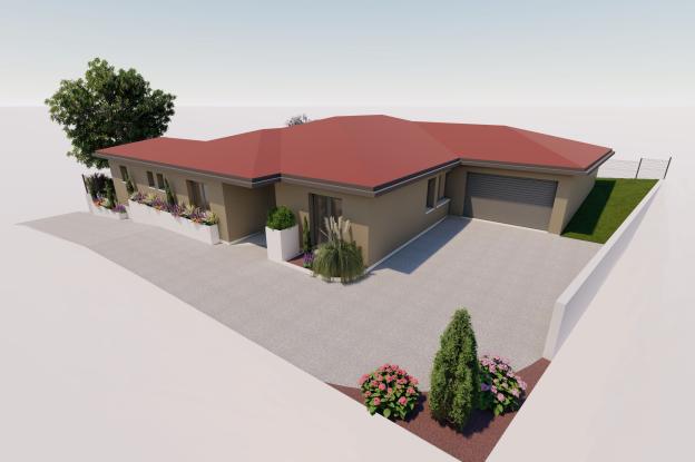 Construction d'une maison neuve pour la famille V.