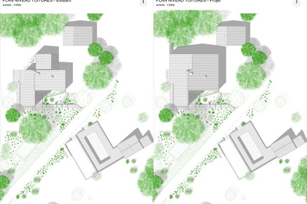PLANS DE MASSE - EXISTANT et PROJET