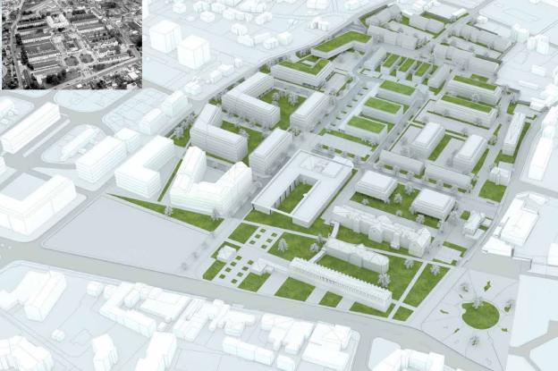 Caen - Aménagement de l'ancien site du CHR
