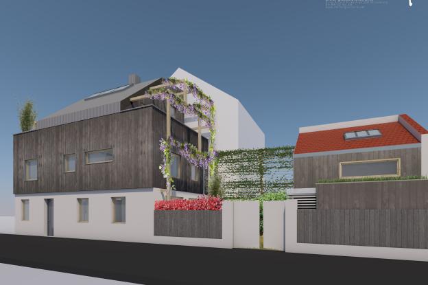 SURÉLÉVATION D'UNE MAISON DE VILLE
