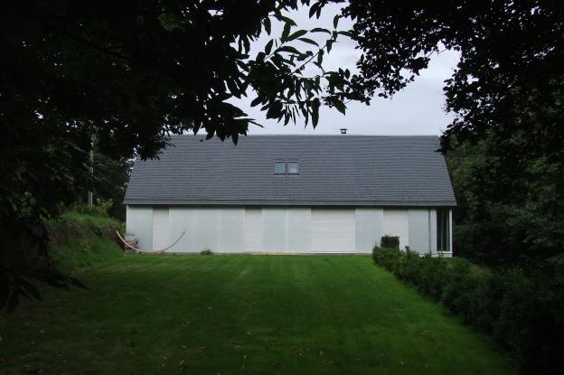 ossature bois bardage et menuiseries aluminium