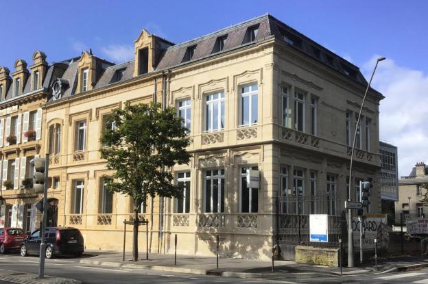 Façade sur rue après restauration
