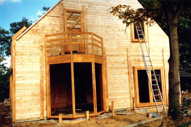 Façade sud (chantier)