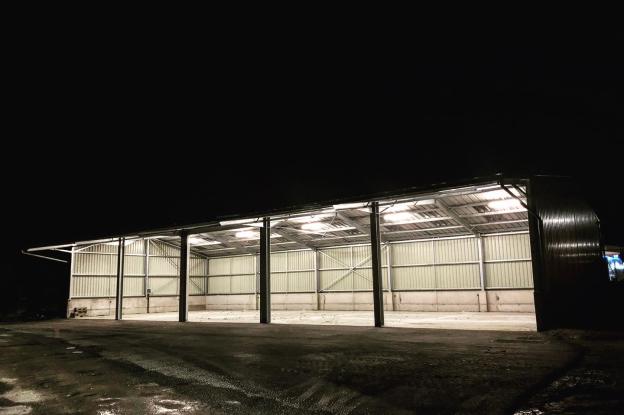 Vue nocturne extérieure