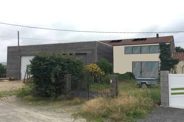 Façade sur rue (insertion informatique)