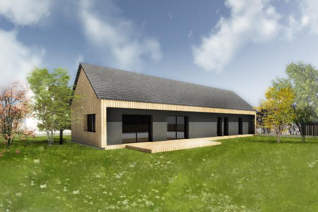Maison contemporaine ossature bois