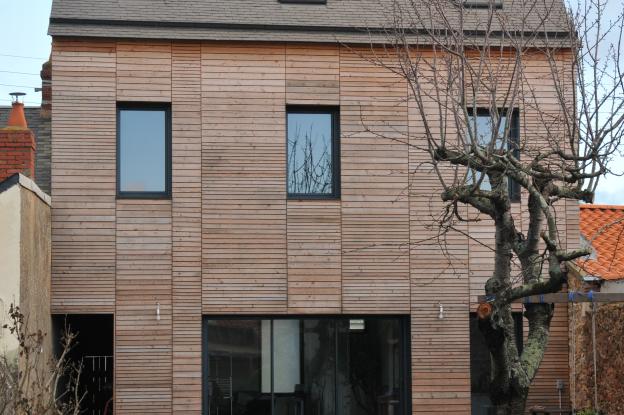 Maison en bardage bois