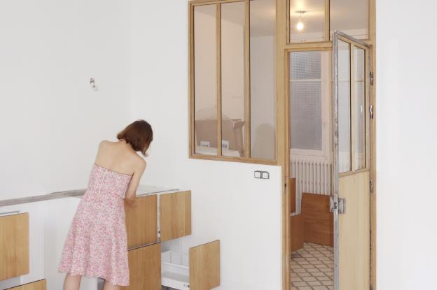Création d'une verrière atelier intérieure