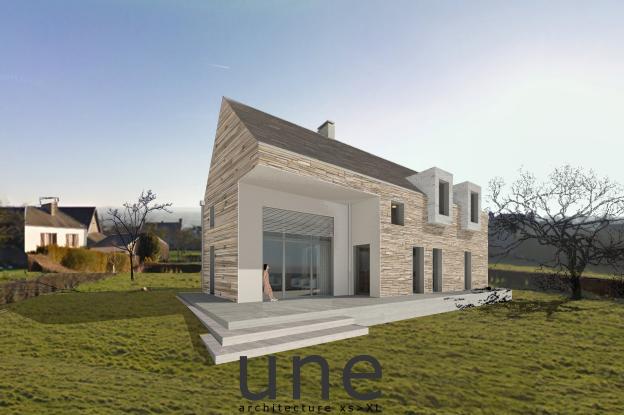 Perspective Extérieure - le projet dans le site