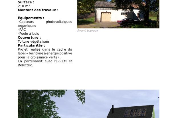 Réhabilitation de la mairie historique de PONSON-DEBAT-POUTS et de sa salle de c