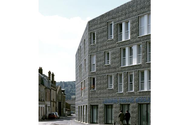 MGAU / Les Galets - Façade côté rue / M. Denancé (c)