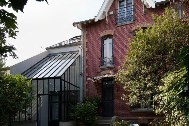 Façade coté rue - Extension