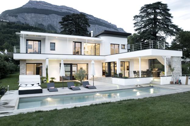 Construction d'une maison individuelle à Corenc 01 : extérieur