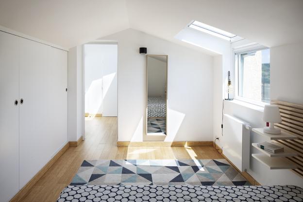 Une chambre créée en combles