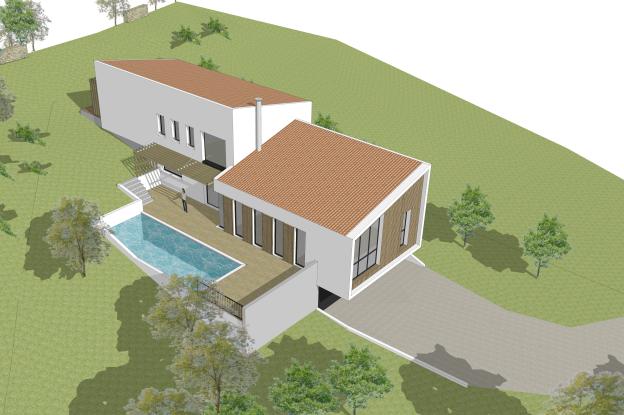 Villa B côté piscine