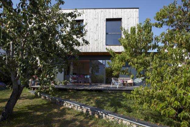 Maison ossature bois en bordure de Loire - Conception Architecture Anne Favry
