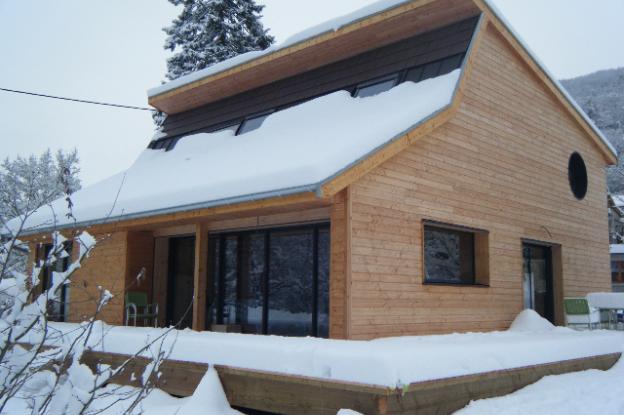 Façade Sud et Est en hiver