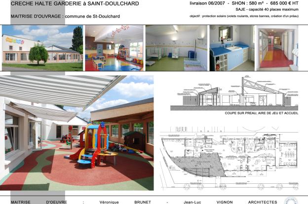 Construction d'une crèche, St Doulchard (18)