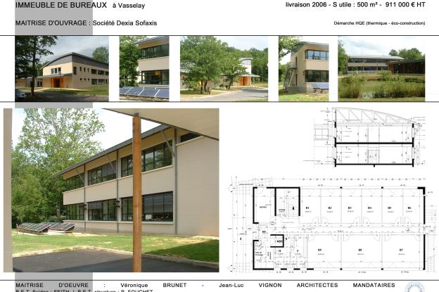 Construction d'un immeuble de bureaux, Vasselay (18)
