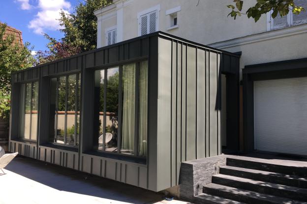 Extension de pavillon - côté jardin