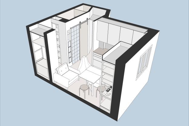 Maison CEV - Vue en perspective