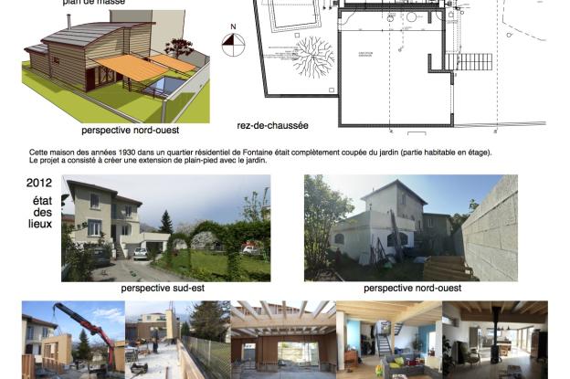 Extension d'une maison individuelle