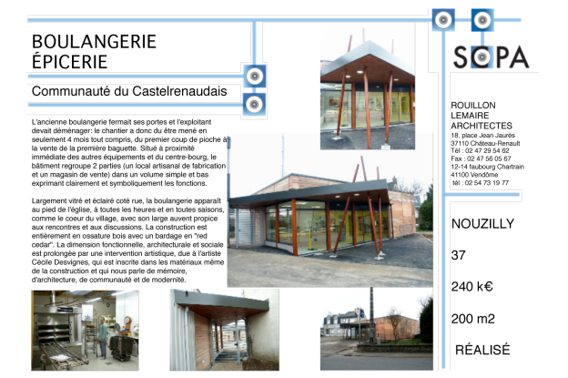BOULANGERIE OSSATURE BOIS