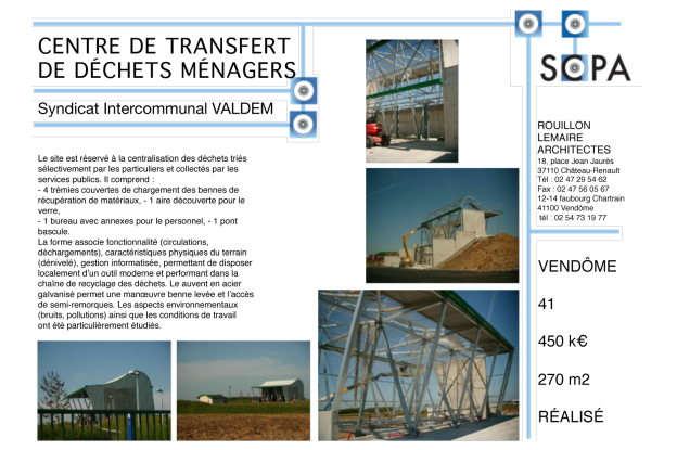 CENTRE DE TRANSFERT DÉCHETTERIE