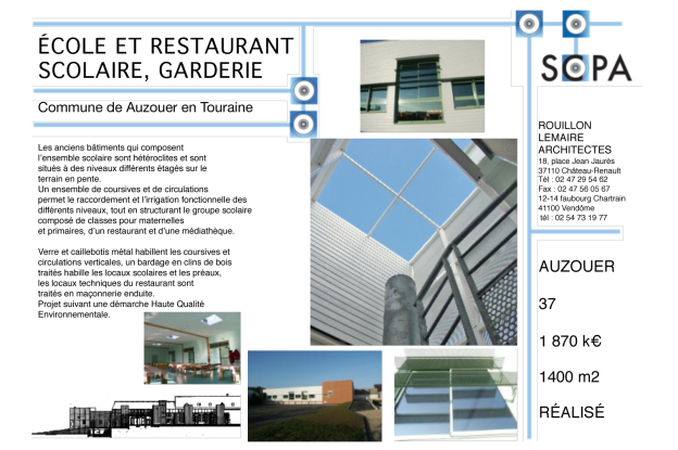 ECOLE ET RESTAURANT SCOLAIRE