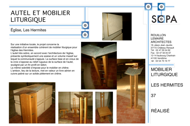 MOBILIER LITURGIQUE
